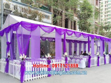 Cho thuê nhà bạt đám cưới